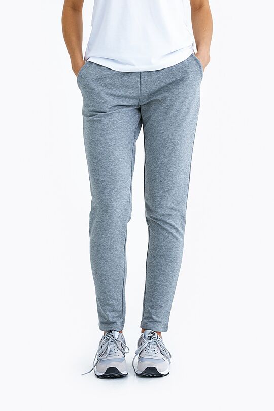 Stretch slim fit sweatpants 2 | GREY/MELANGE | Audimas