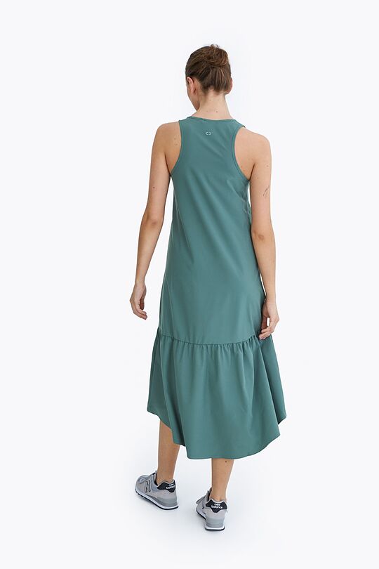 Long wowen dress 2 | GREEN/ KHAKI / LIME GREEN | Audimas