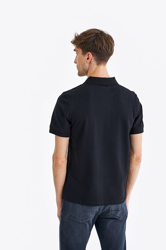 Pique polo t-shirt 2 | BLACK | Audimas