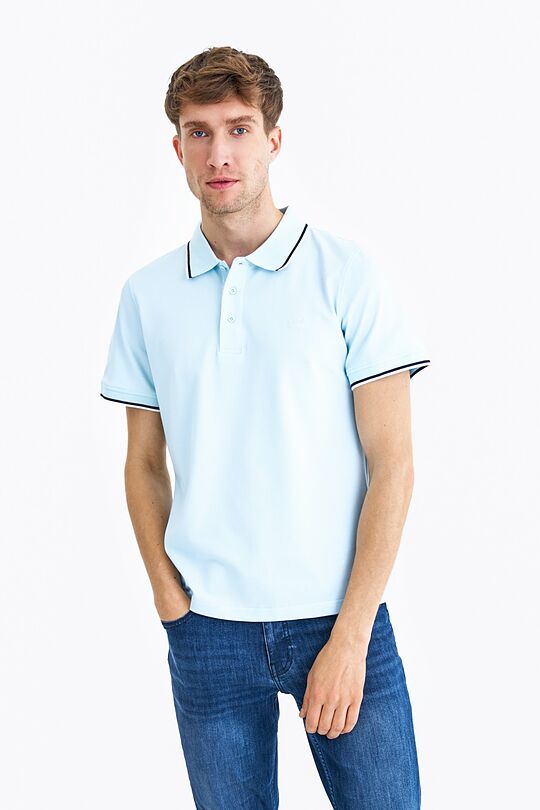 Pique polo t-shirt 1 | BLUE | Audimas