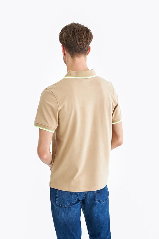 Pique polo t-shirt 4 | BROWN | Audimas