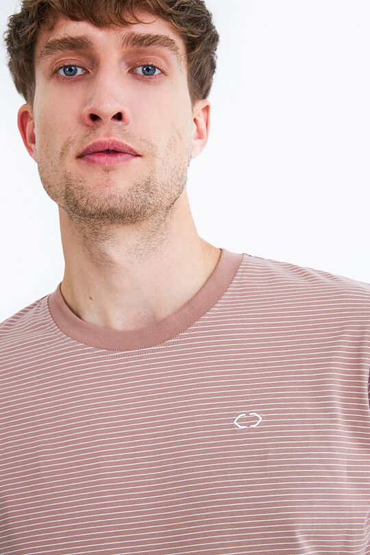 Striped t-shirt 3 | BROWN | Audimas