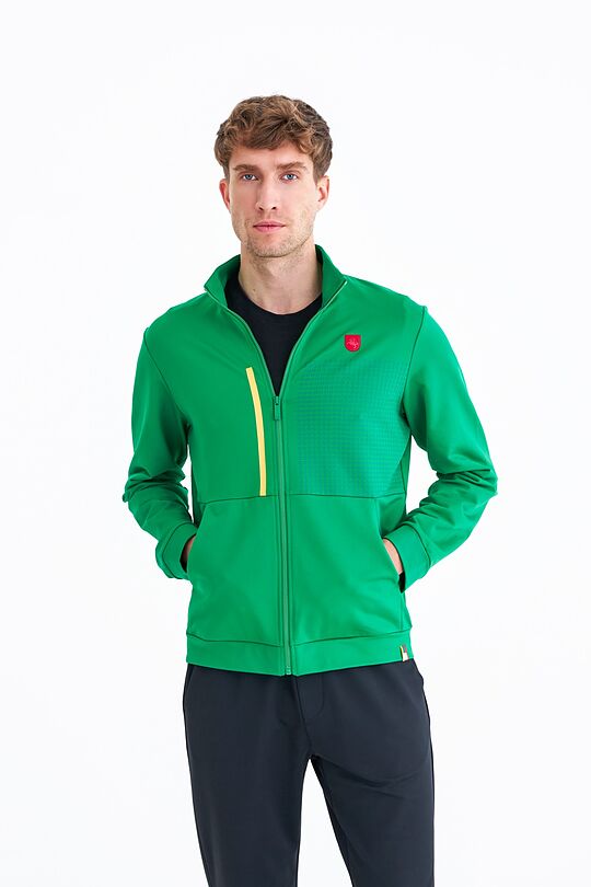 Wowen zip through jacket 1 | GREEN | Audimas