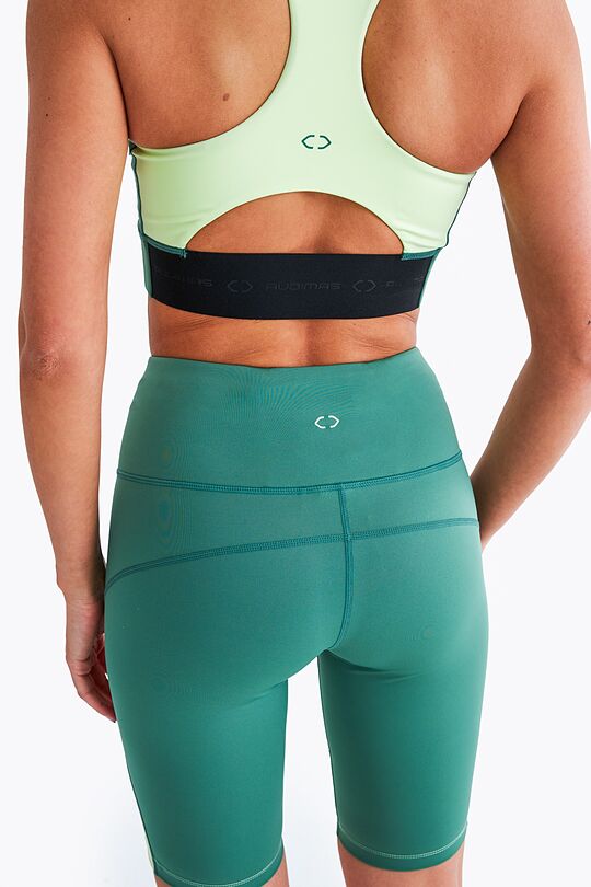 Essential medium support sports bra 5 | GREEN/ KHAKI / LIME GREEN | Audimas