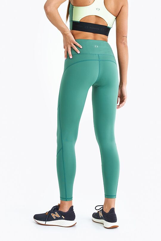 Active leggings 3 | GREEN/ KHAKI / LIME GREEN | Audimas