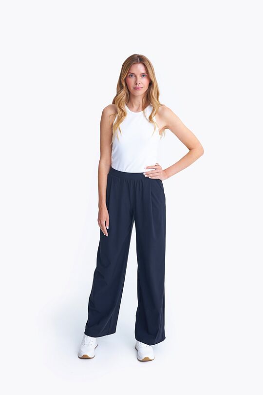 Wide leg Sensitive® trousers 1 | BLACK | Audimas