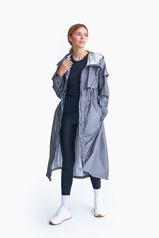 Long adjustable waist parka 8 | GREY | Audimas