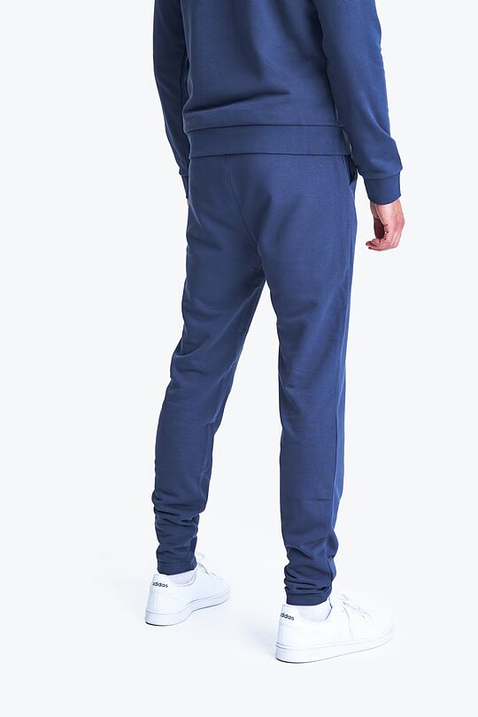 Organic cotton slim fit sweatpants 3 | BLUE | Audimas