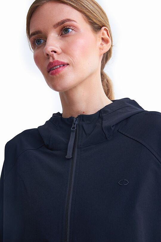 Oversized wowen hoodie 3 | BLACK | Audimas