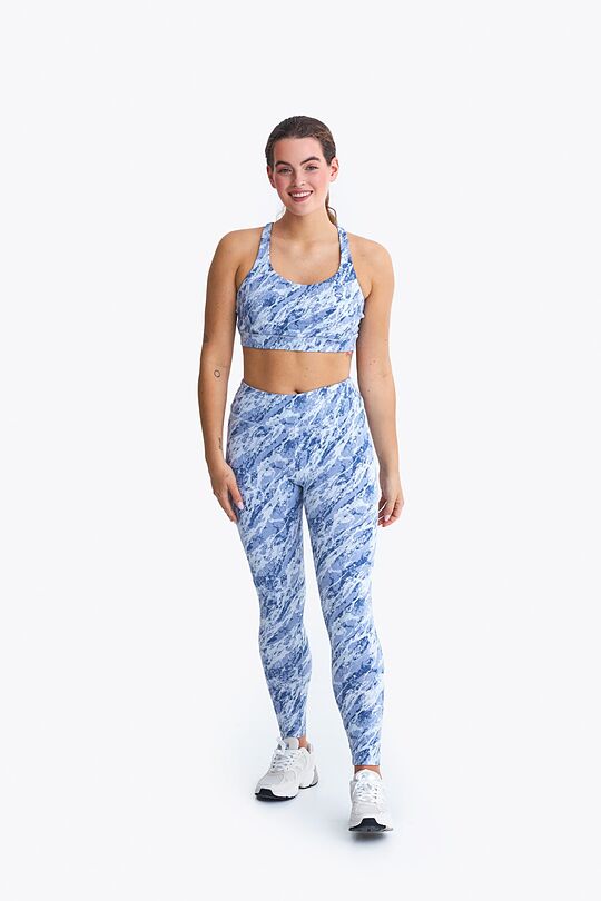 Light support printed sports bra 6 | BLUE | Audimas