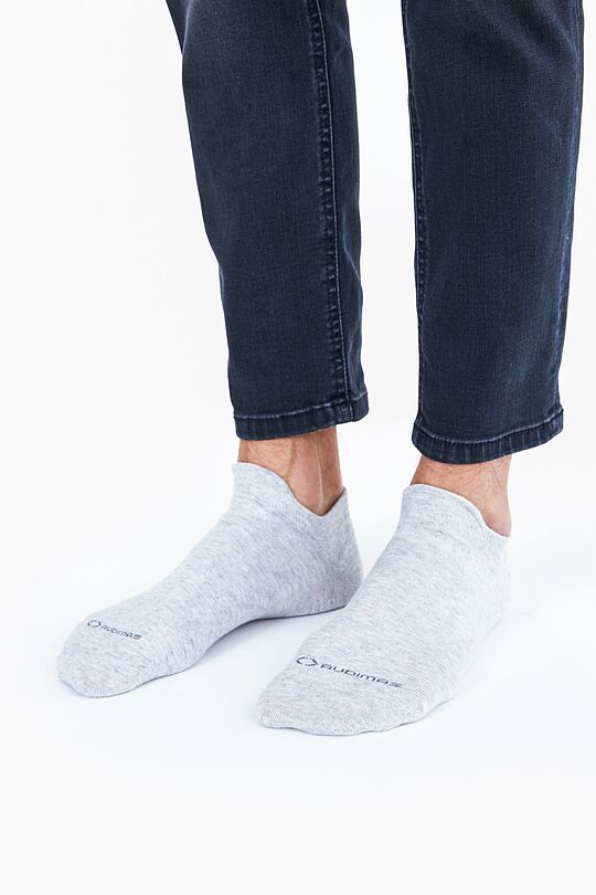 Short cotton sports socks 2 | GREY | Audimas