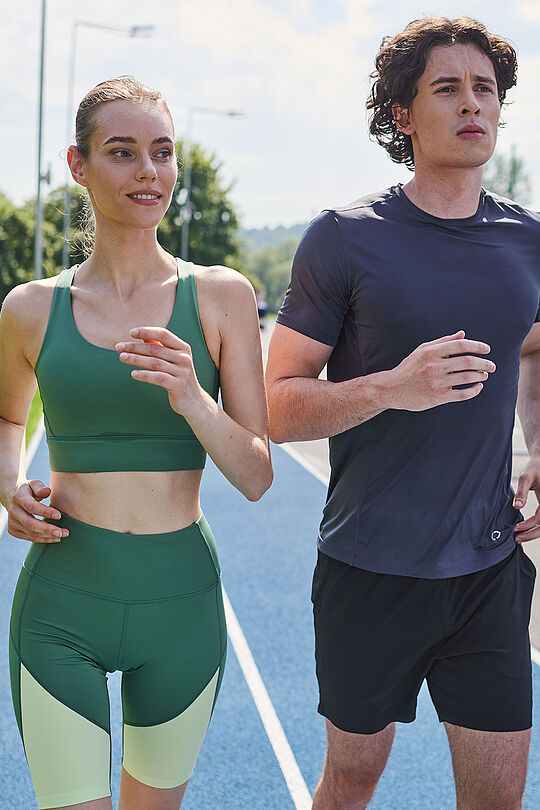 Essential medium support sports bra 6 | GREEN/ KHAKI / LIME GREEN | Audimas
