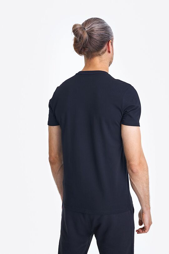 Cotton essential t-shirt 2 | BLACK | Audimas