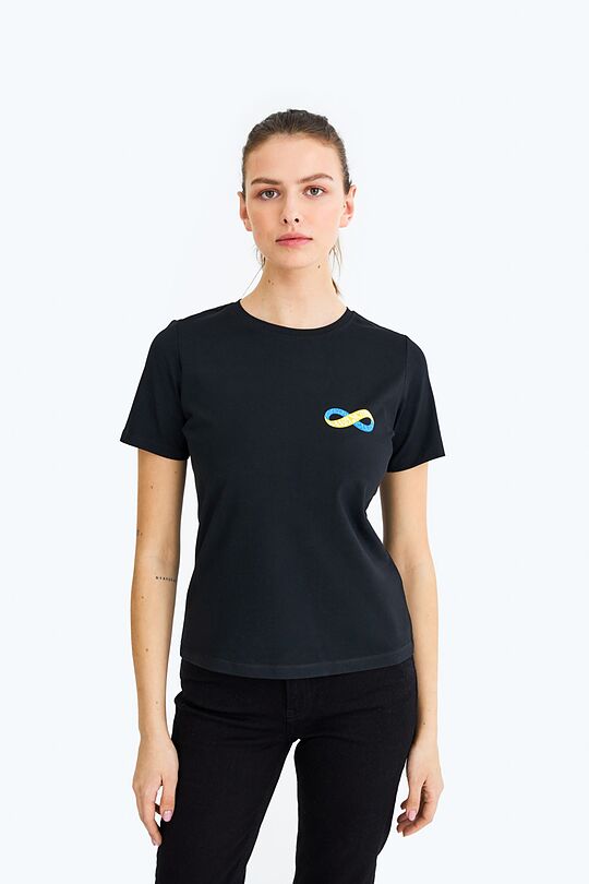 Stand with Ukraine – short sleeve T-shirt 1 | BLACK P13 | Audimas
