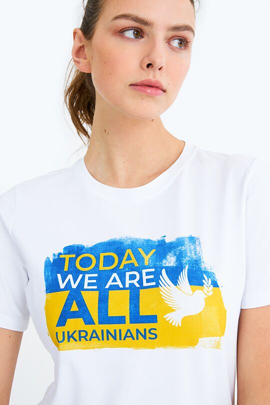 Stand with Ukraine – short sleeve T-shirt 2 | BALTA2 | Audimas