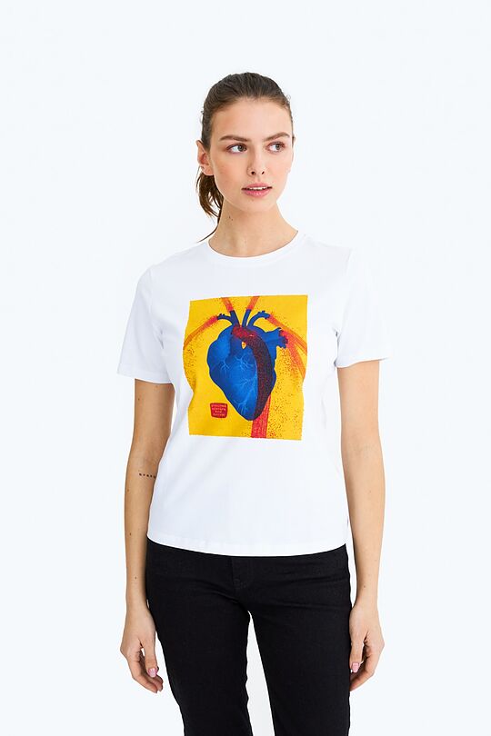 Stand with Ukraine - Heart 1 | WHITE | Audimas