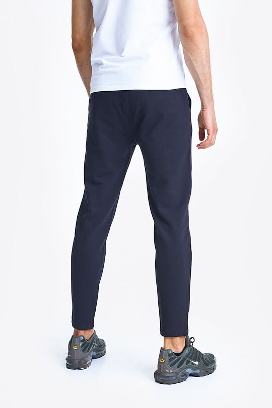 Organic cotton slim fit sweatpants 3 | BLACK | Audimas