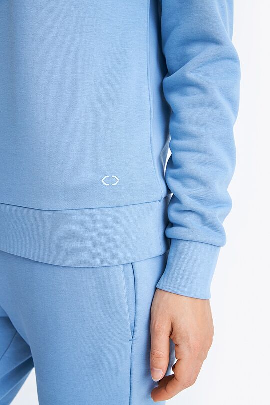 Organic cotton crewneck 3 | BLUE | Audimas