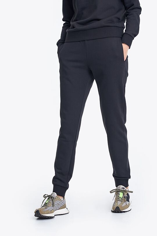 Entry cotton terry sweatpants 2 | BLACK | Audimas