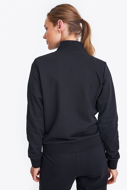 Stretch zip-through jacket 2 | BLACK | Audimas