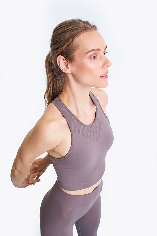 Seamless sports bra 1 | BROWN | Audimas