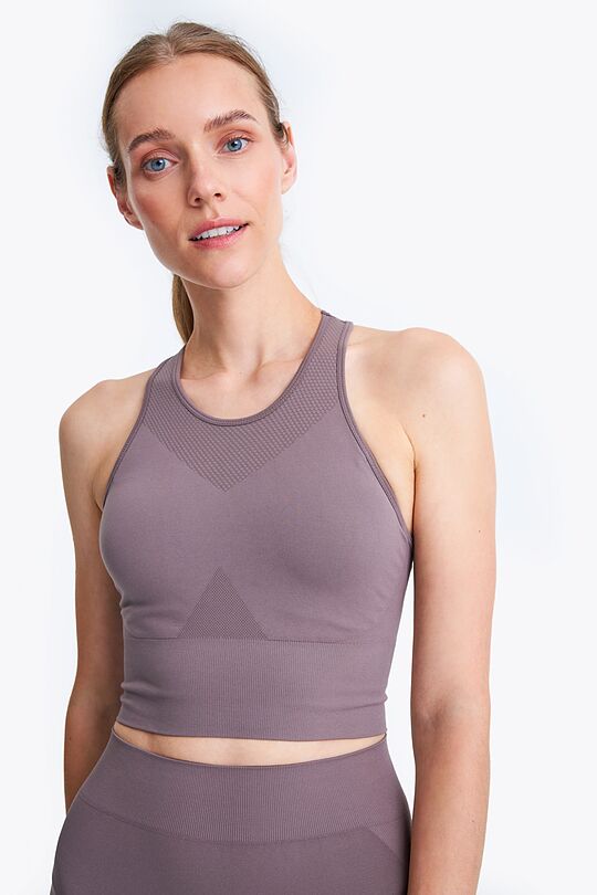 Seamless sports bra 2 | BROWN | Audimas