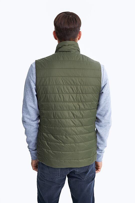 Thermore insulated padded vest 2 | GREEN/ KHAKI / LIME GREEN | Audimas