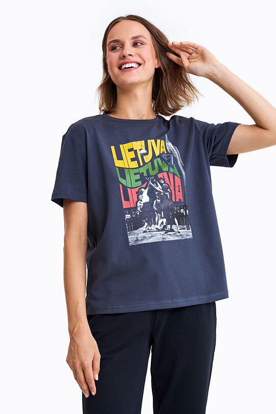 T-Shirt  „Women's national team in silver“ 1 | GREY | Audimas