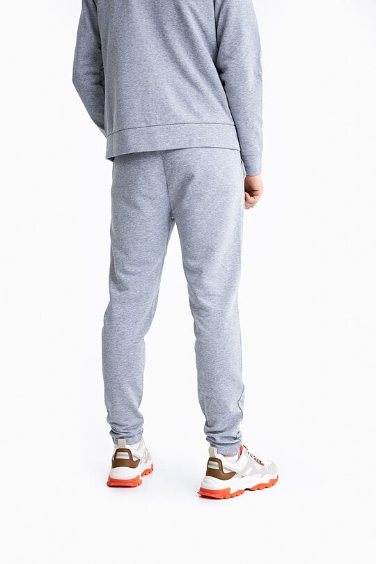 Organic cotton slim fit sweatpants 3 | GREY | Audimas