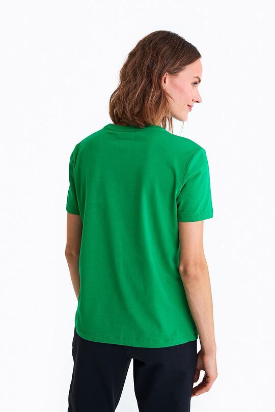 Cotton printed short sleeves top 5 | GREEN | Audimas