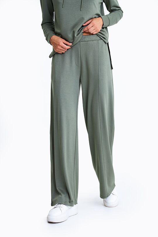 Wide leg trousers 2 | GREEN/ KHAKI / LIME GREEN | Audimas