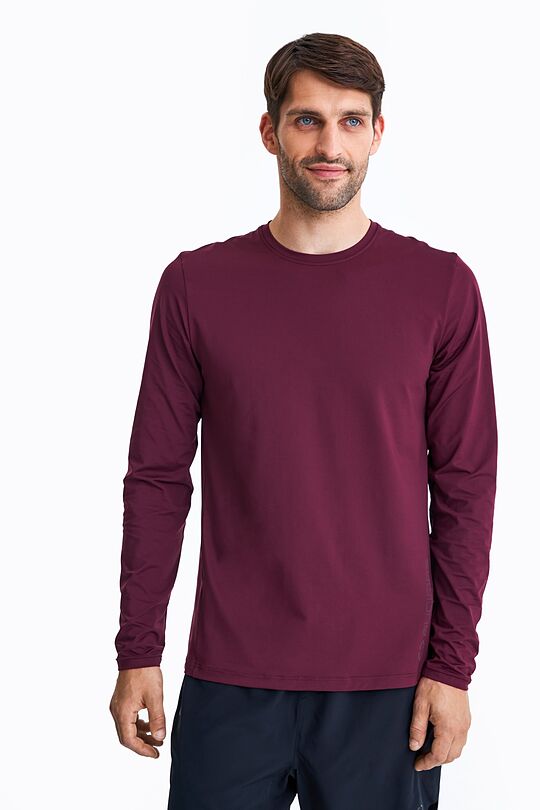 Functional long sleeves t-shirt 1 | BORDO | Audimas
