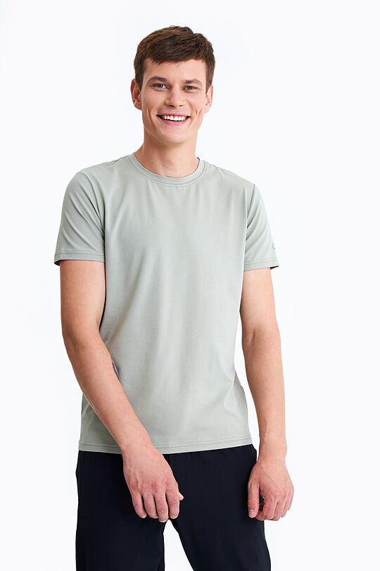 Cotton essential t-shirt 1 | GREEN/ KHAKI / LIME GREEN | Audimas