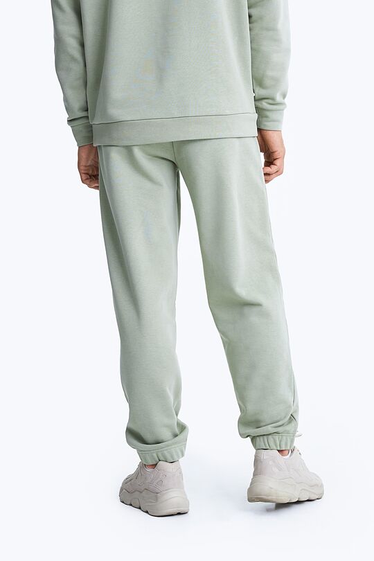 Organic cotton French terry sweatpants 3 | GREEN | Audimas