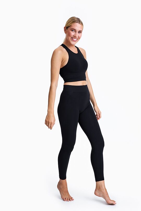 Seamless sports bra 3 | BLACK | Audimas