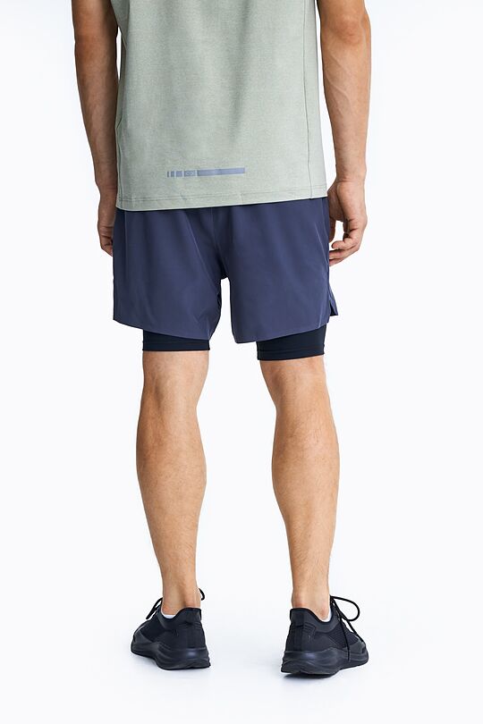Double layer sports shorts 4 | GREY | Audimas