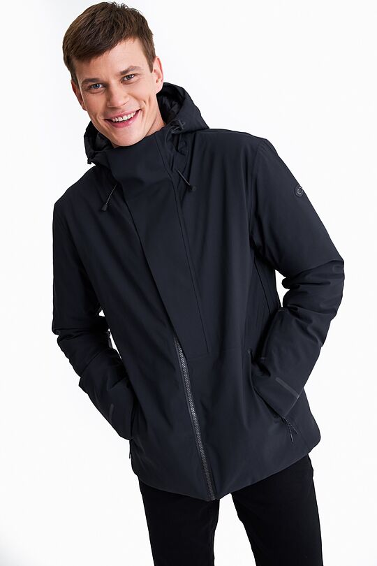 Waterproof jacket with THERMORE thermal insulation 1 | BLACK | Audimas