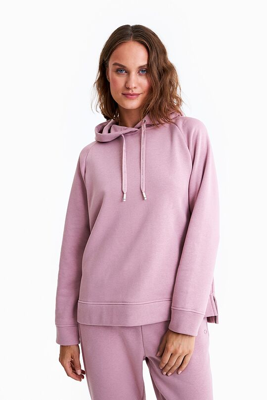 Oversized terry hoodie 1 | PINK | Audimas