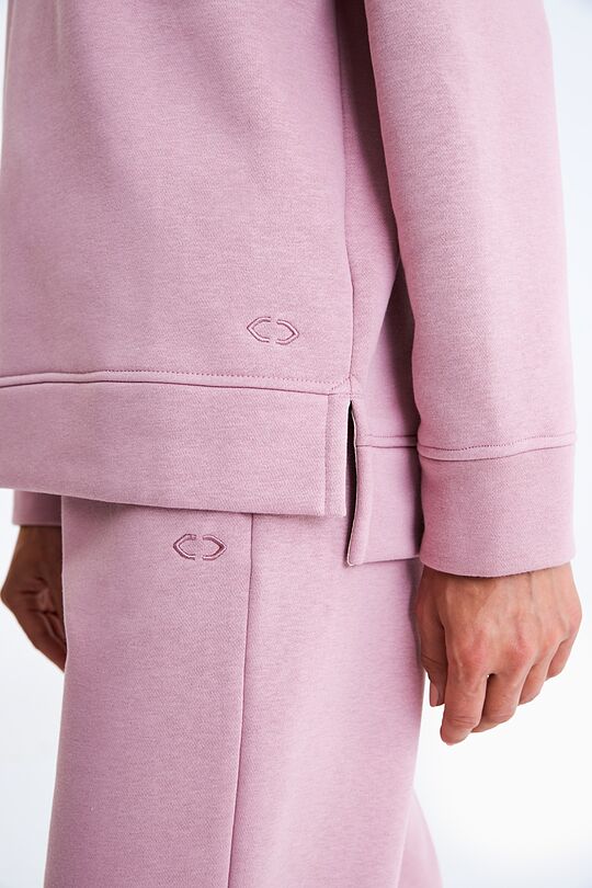Oversized terry hoodie 3 | PINK | Audimas