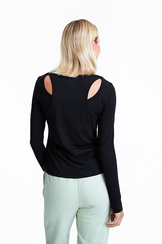 Modal long sleeve top 2 | BLACK | Audimas