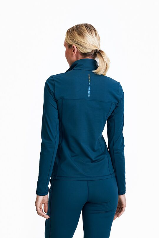 Stretch zip-through sweatshirt 2 | GREEN | Audimas