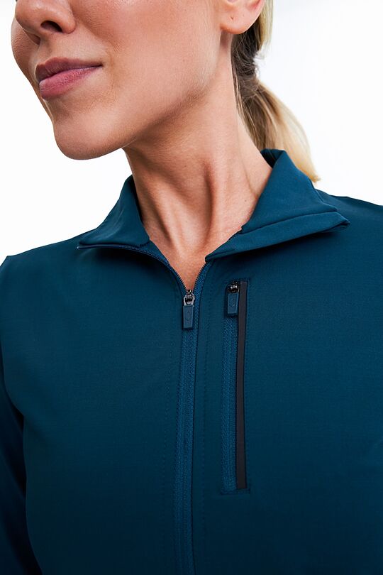 Stretch zip-through sweatshirt 3 | GREEN | Audimas