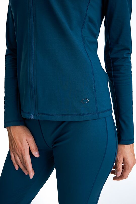 Stretch zip-through sweatshirt 4 | GREEN | Audimas