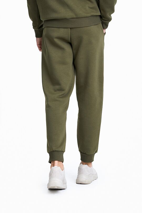 Cotton terry sweatpants 3 | GREEN/ KHAKI / LIME GREEN | Audimas
