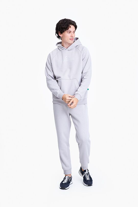 Organic cotton fleece sweatpants 1 | GREY | Audimas