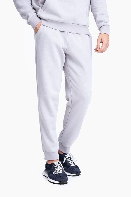 Organic cotton fleece sweatpants 2 | GREY | Audimas