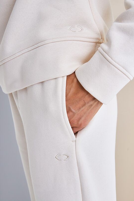 Oversized terry sweatpants 4 | WHITE | Audimas
