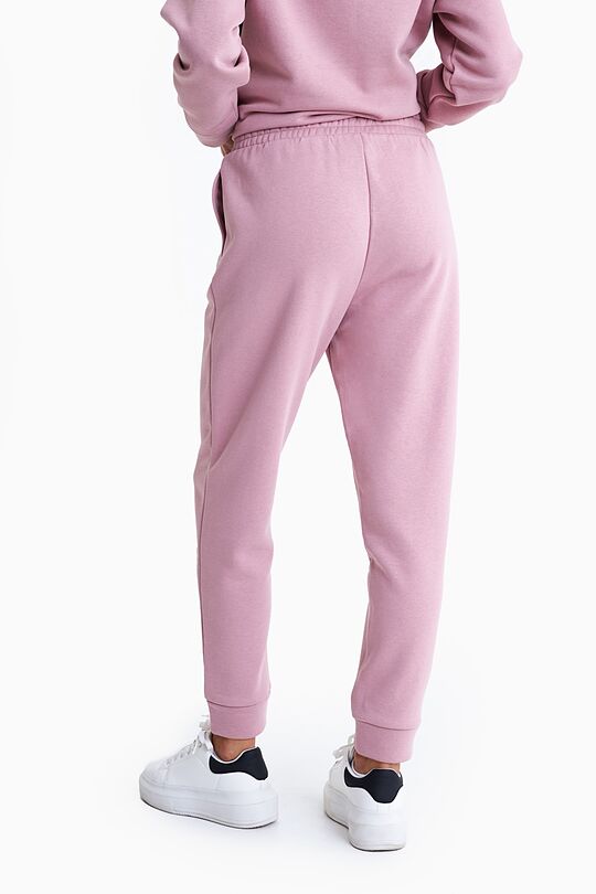 Organic cotton fleece sweatpants 3 | PINK | Audimas