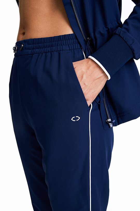 Stretch slim fit sweatpants 4 | BLUE | Audimas