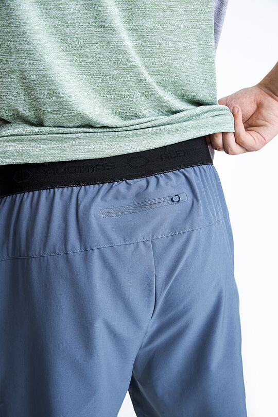 Lightweight stretch fabric shorts 4 | BLUE | Audimas